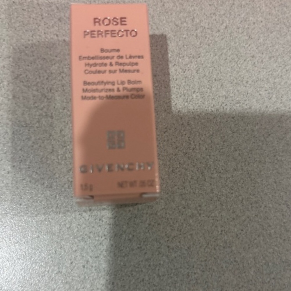Givenchy Rose Perfecto Lip Balm New in Box